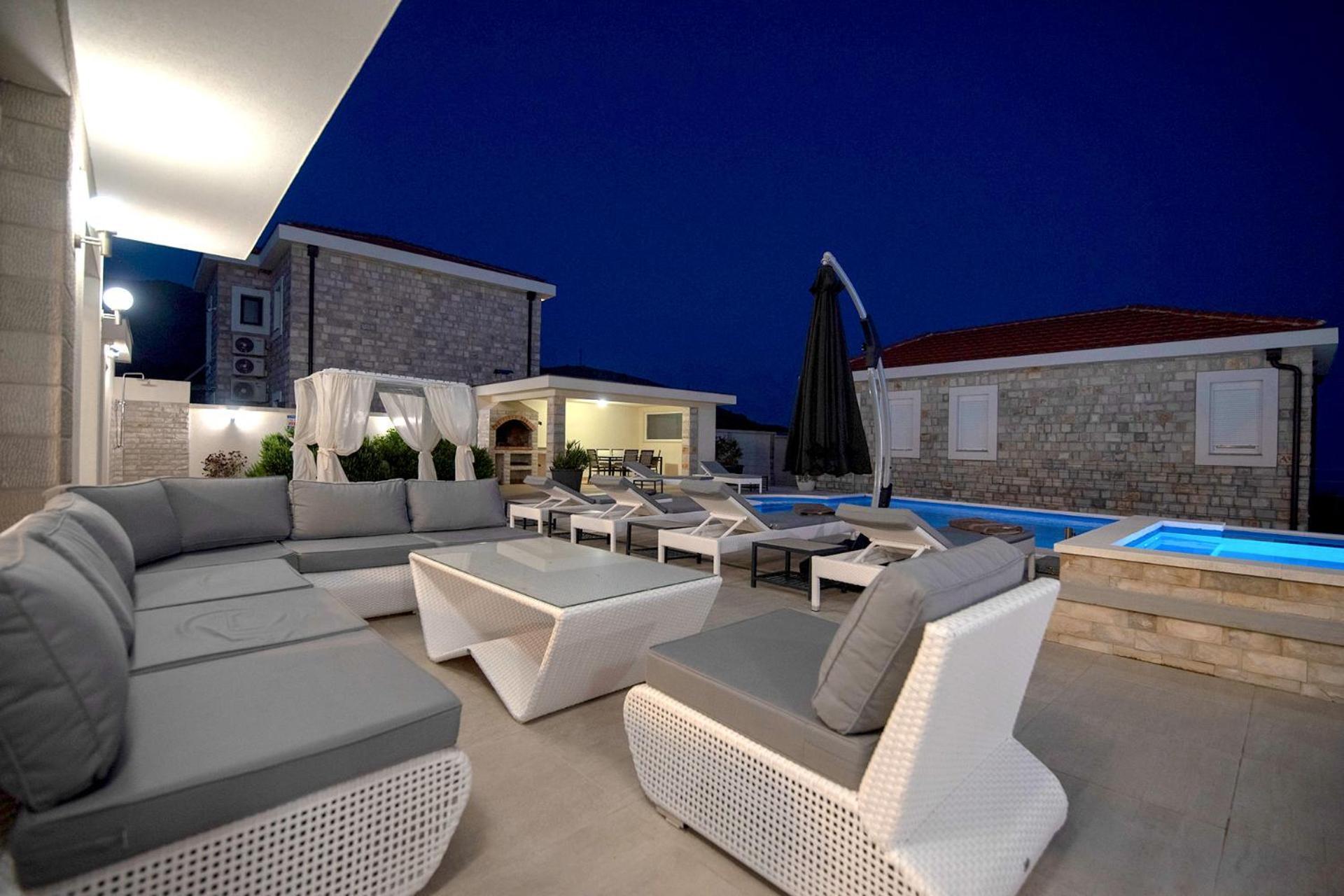 Luxury Villa Miriam With Private Pool And Jet Pool Near Dubrovnik Ivanica Esterno foto