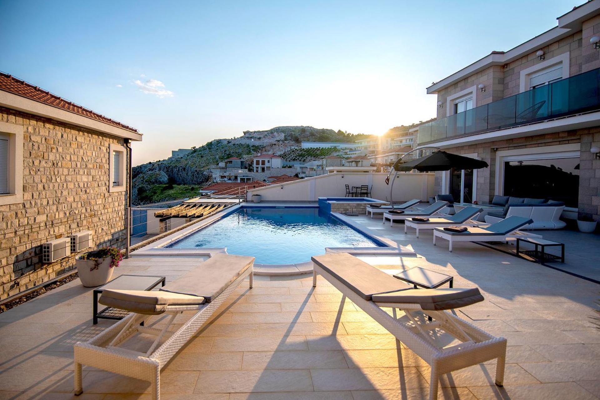 Luxury Villa Miriam With Private Pool And Jet Pool Near Dubrovnik Ivanica Esterno foto